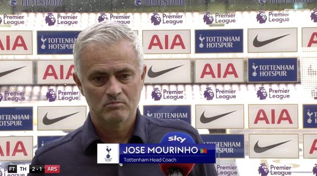 穆里尼奥：比赛是战术比拼 一切都在我们掌控之中