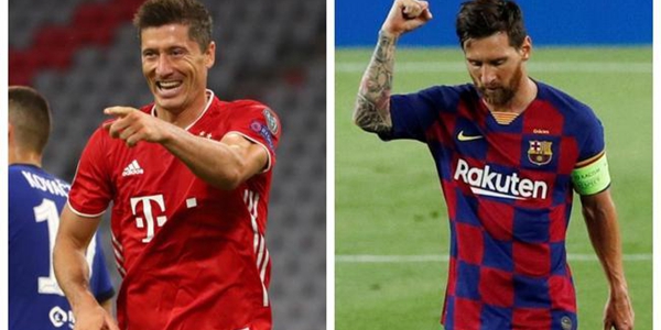 欧冠进球3-13!历年最差的梅西 遇上了最强的莱万