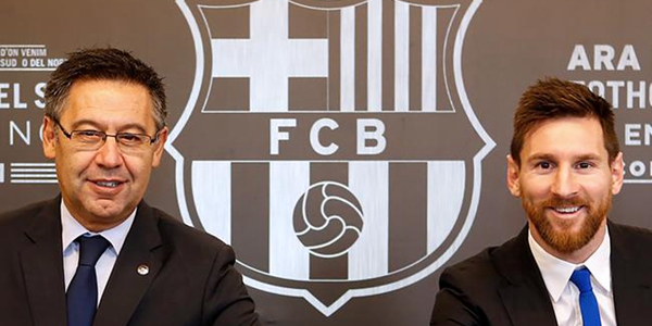 巴萨毒招逼梅西服软：放弃工资1年别踢球就放你走