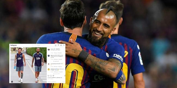 梅西苏亚雷斯告别比达尔：巴萨更衣室会想念你