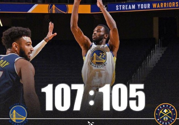 库里复出拿10分榜眼缺阵 勇士击退掘金开门红