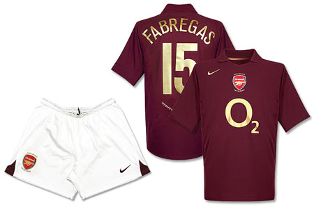 阿森纳0506球衣介绍