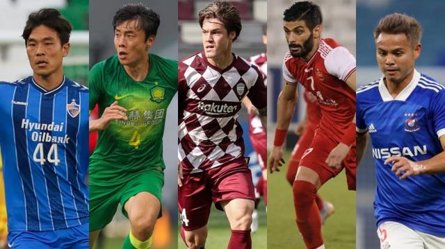 2020年亚冠联赛最佳后卫候选名单