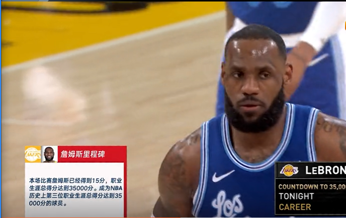 詹姆斯成为NBA史上最年轻的35000分先生