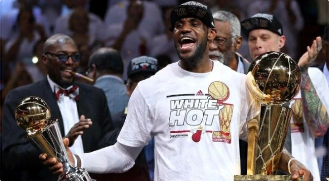 勒布朗詹姆斯的总冠军历程
