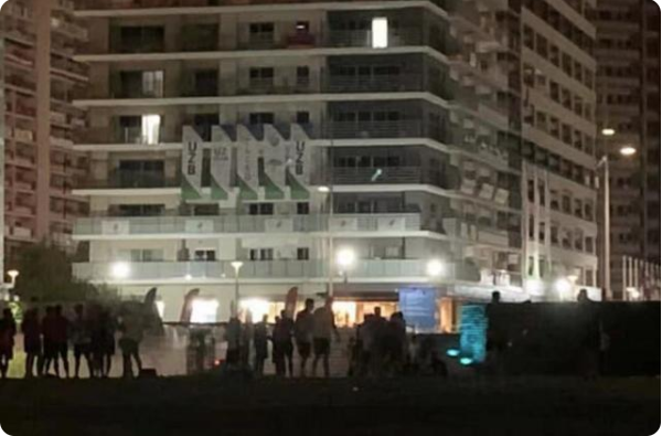 奥运村的夜晚成为无法地带