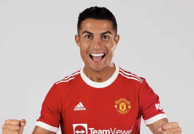 C罗曼联定妆球衣照一览