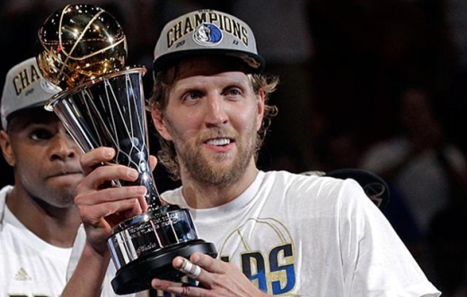 德克-诺维茨基一共获得的总冠军戒指