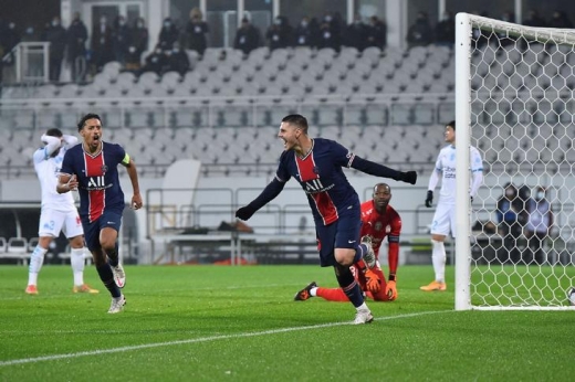 法甲大巴黎vs昂热首发替补名单