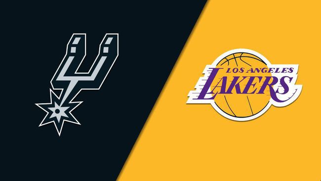 NBA常规赛马刺vs湖人比赛分数介绍