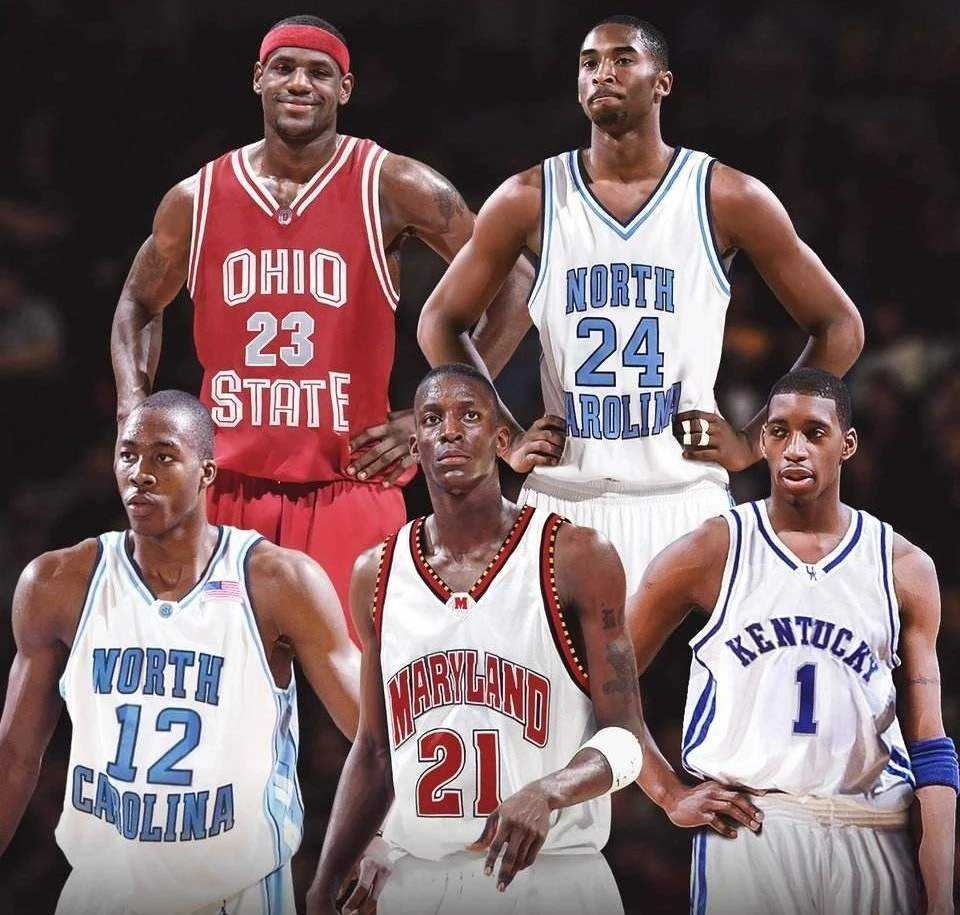 NBA历史六大高中生球星