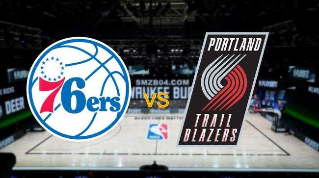 NBA常规赛76人vs开拓者比赛分数介绍