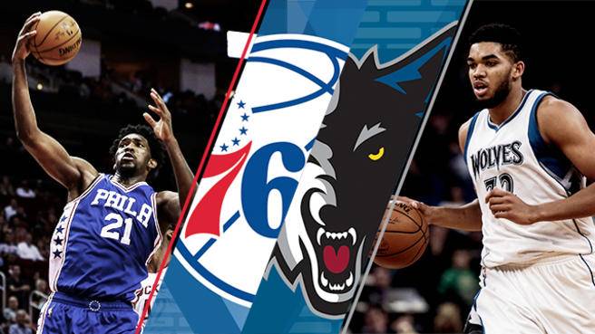NBA常规赛森林狼vs76人比赛分数介绍