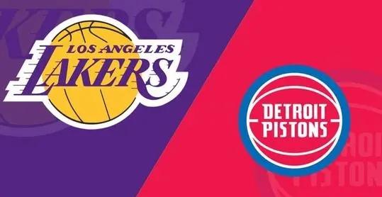 NBA常规赛活塞vs湖人比赛分数介绍