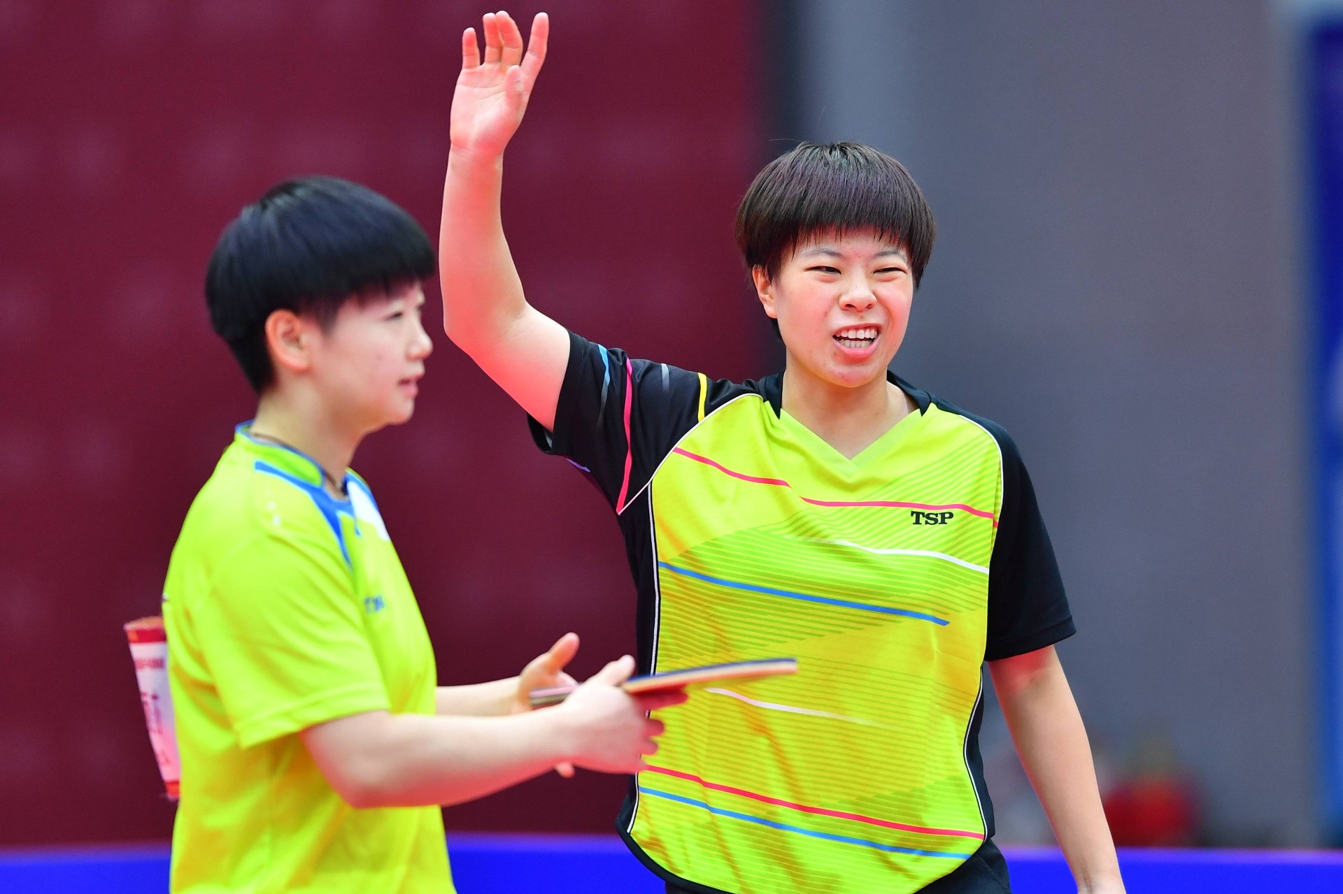 2021WTT世界杯孙颖莎王艺迪会师决赛