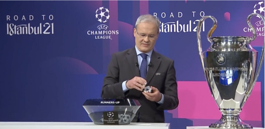 2021-2022欧冠16强抽签视频回顾