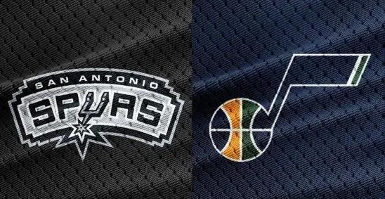 NBA常规赛马刺vs爵士比赛分数介绍