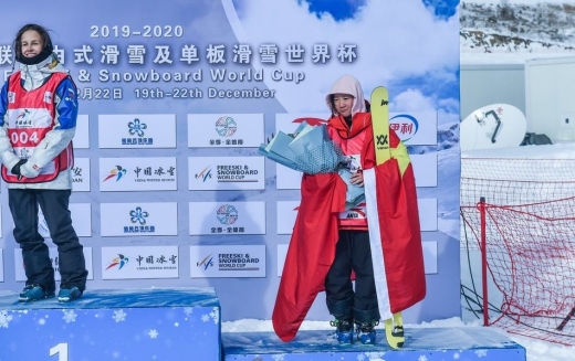 李方慧2017年滑雪比赛视频回放