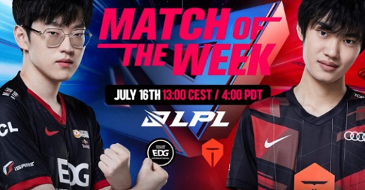 LPL夏季赛2022EDGvsTES比赛结果7月16日-视频回放