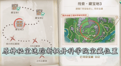 原神秘宝迷踪新枫丹科学院宝藏位置