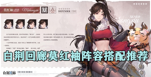白荆回廊莫红袖阵容搭配推荐