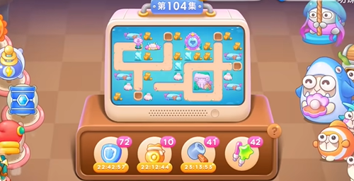 保卫萝卜4海的闺女第104关无伤通关攻略