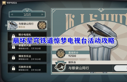 崩坏星穹铁道惊梦电视台活动攻略