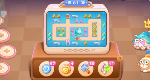 保卫萝卜4海的闺女第61关无伤通