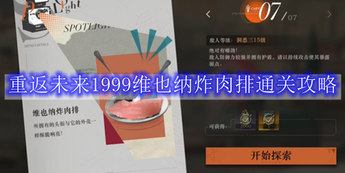 重返未来1999维也纳炸肉排通关攻略