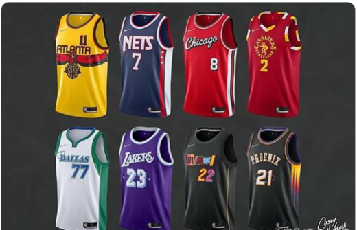 nba75周年纪念球衣_NBA75周年纪念衣服特点