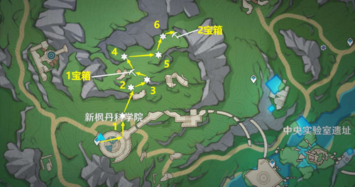 原神秘宝迷踪藏宝地3在哪-原神秘宝迷踪新枫丹科学院宝藏位置